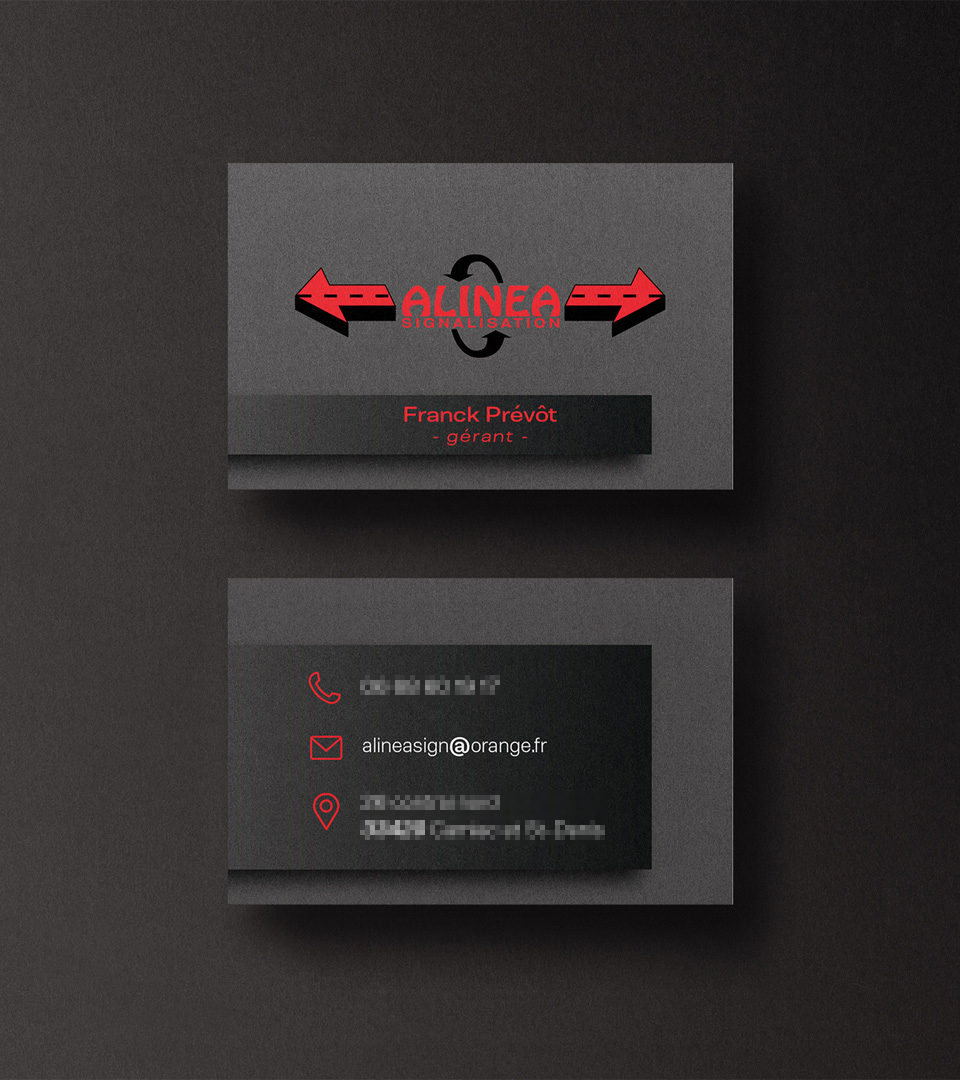 Cartes de visites - Alinea Boutique