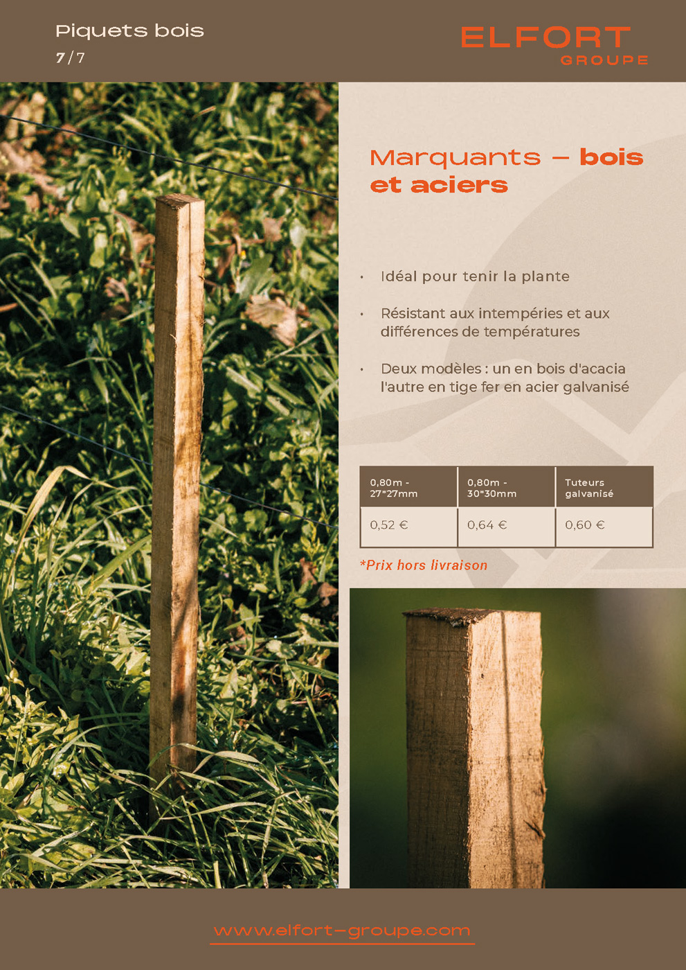 Marchants — bois et aciers