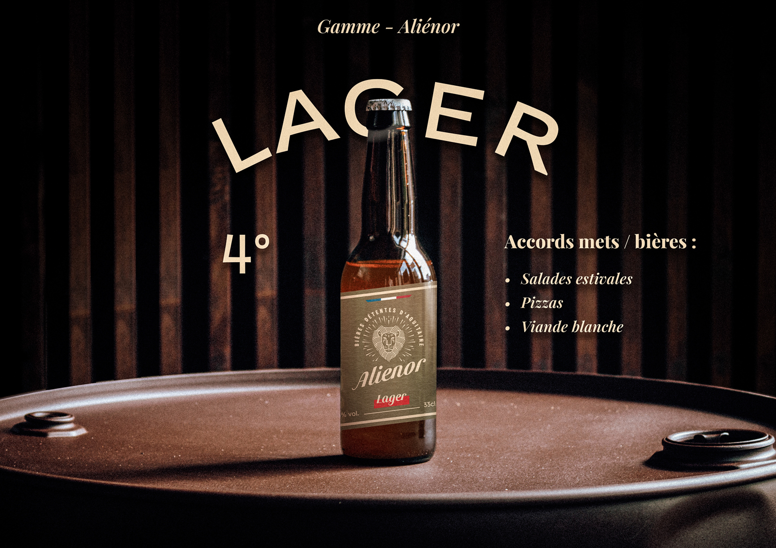 Bière Lager - Brasserie du Paon