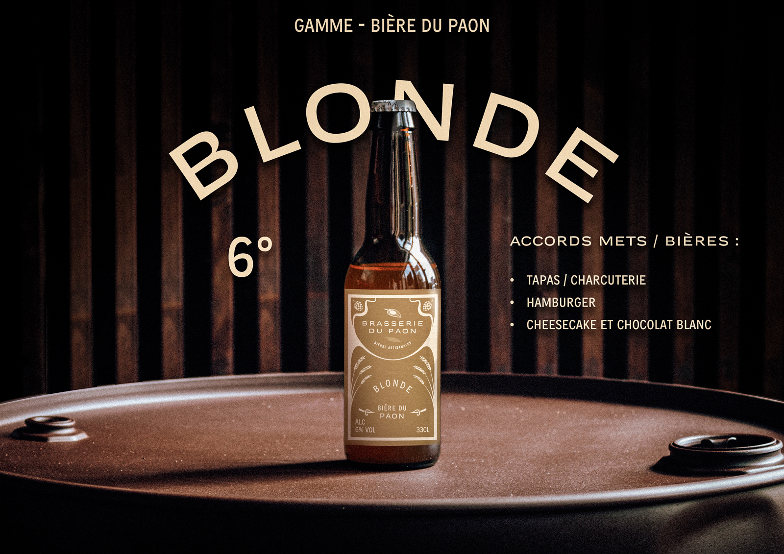 Bière Blonde - Brasserie du Paon