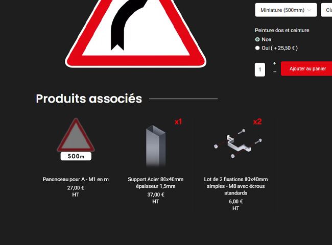 Produits associés au panneau Stop AB4