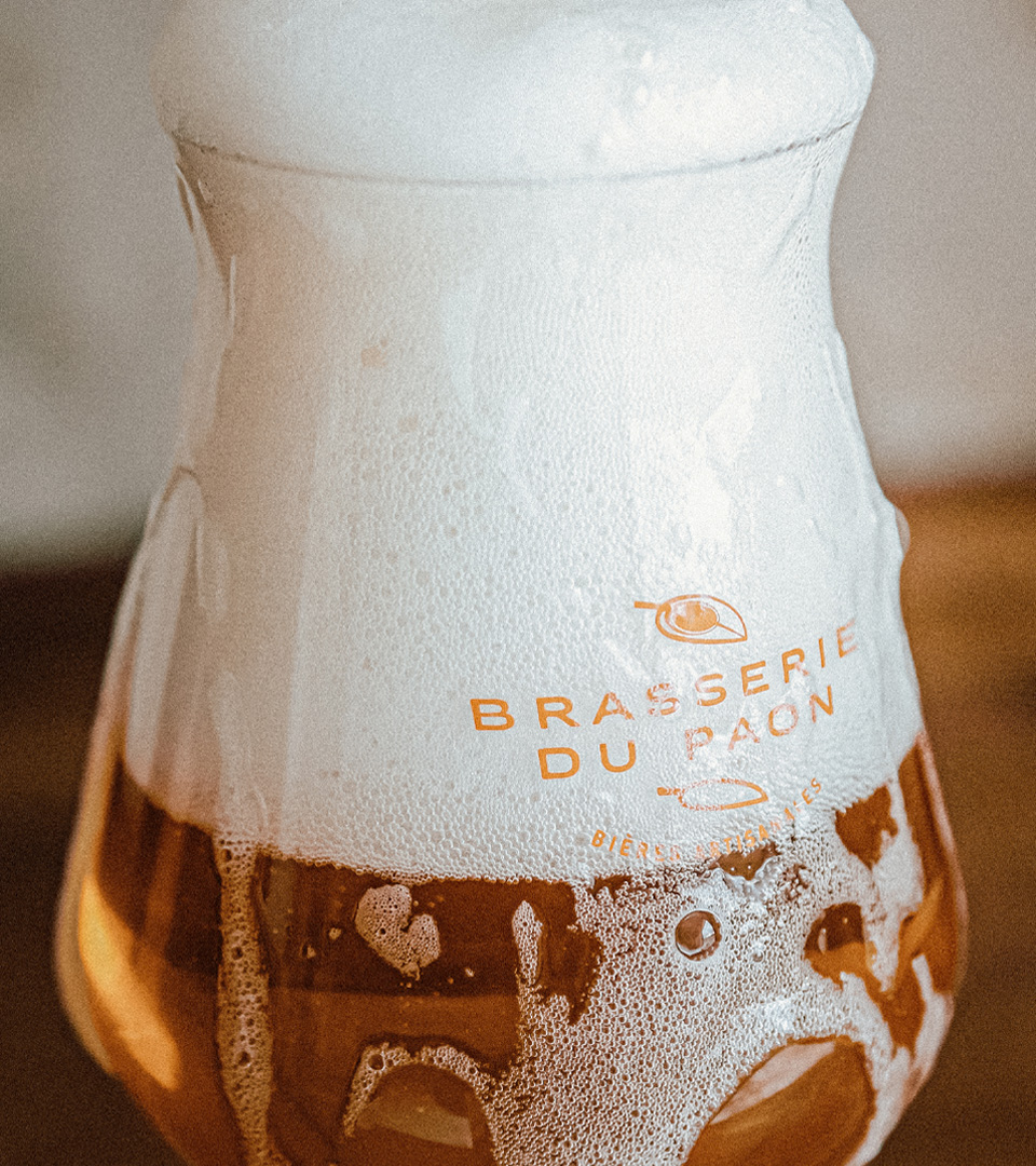 Verre de mousse - Brasserie du Paon
